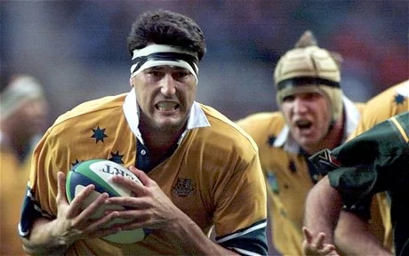 John Eales Greatest Rugby World Cup XV second row middle jumper