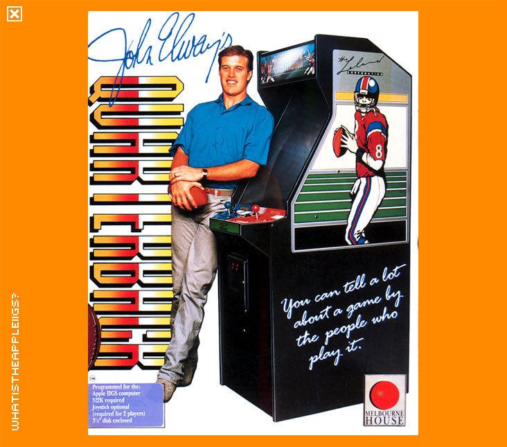 John Elway's Quarterback What is the Apple IIGS gt Sports Games gt John Elway39s Quarterback