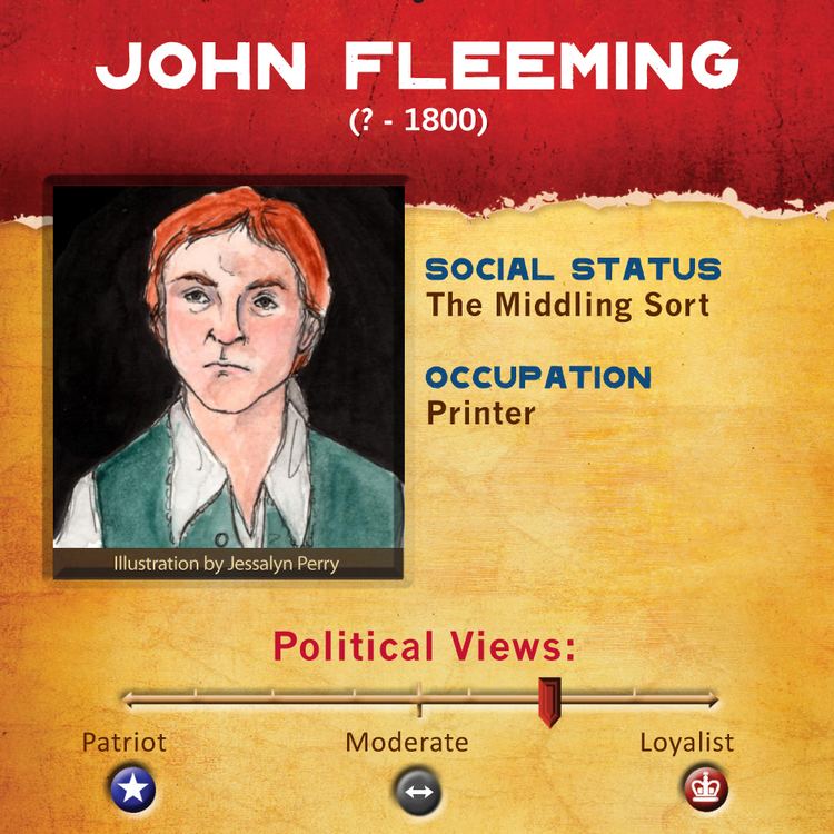 John Fleeming John Fleeming Revolutionary Characters