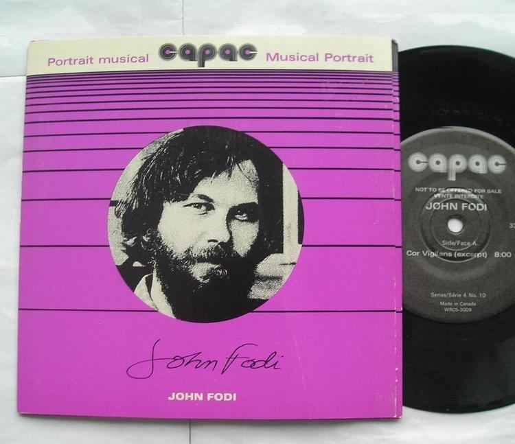 John Fodi JOHN FODI Cor vigilanMUSICAL PORTRAIT CAPAC Canada EP 33 rpm PS