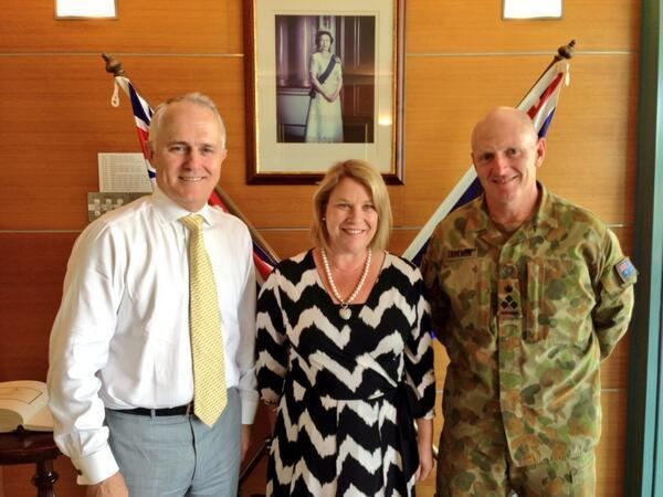 John Frewen Malcolm Turnbull on Twitter With Brigadier General John Frewen and