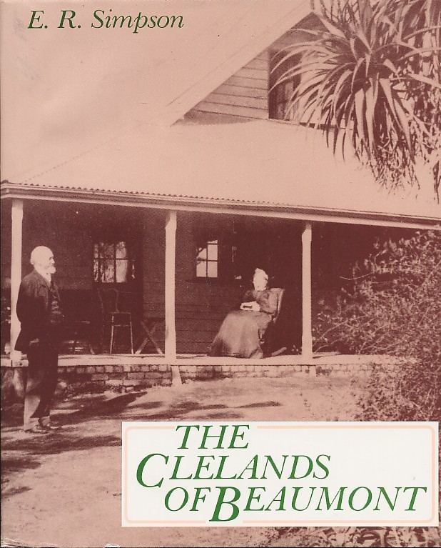 John Fullerton Cleland In 1852 John Fullerton Cleland arrived in South Australia with his