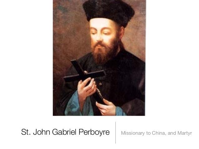 John Gabriel Perboyre St John Gabriel Perboyre