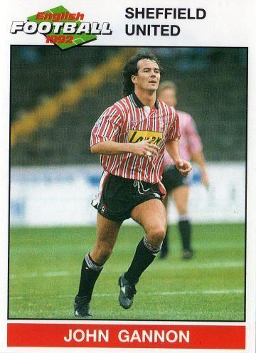 John Gannon (footballer) SHEFFIELD UNITED John Gannon 202 PANINI English Football 1992