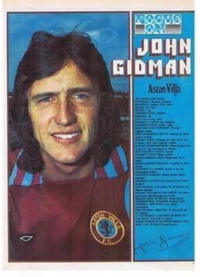 John Gidman SHOOT Focus Aston Villa JOHN GIDMAN old retro football magazine