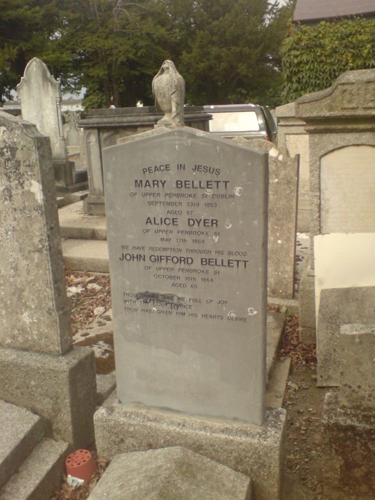 John Gifford Bellett Grave of John Gifford Bellett Brethren Archive