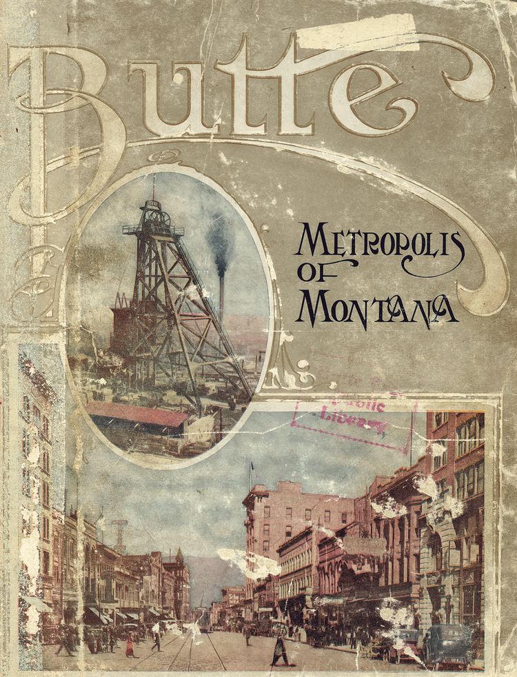 John H. McIntosh Butte Metropolis of Montana 1915 by John H McIntosh Flickr