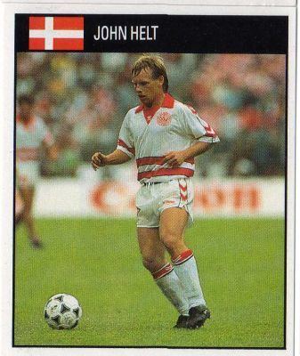 John Helt DENMARK John Helt 205 ORBIS 1990 World Cup Collectable Sticker