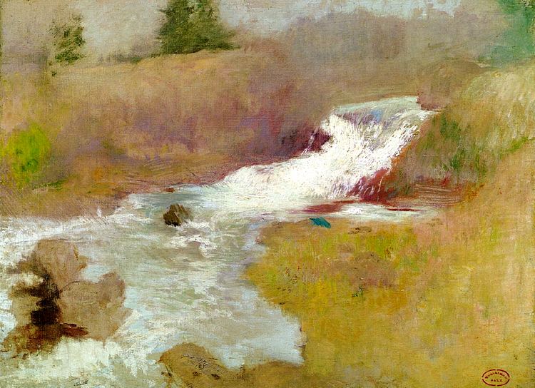 John Henry Twachtman The Cascade in Spring John Henry Twachtman WikiArtorg