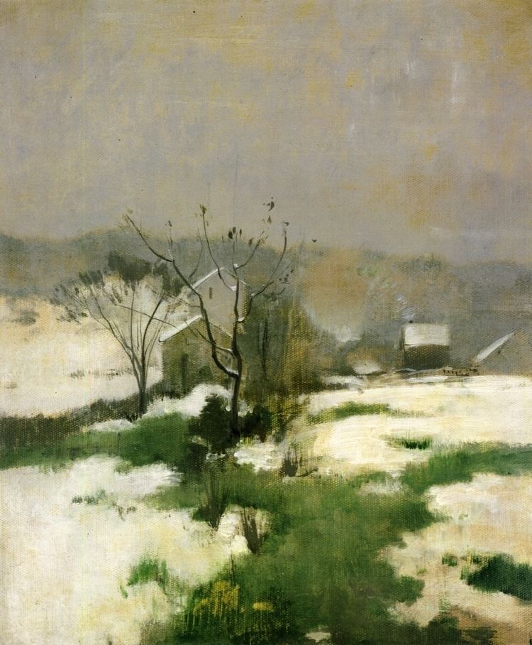 John Henry Twachtman An Early Winter John Henry Twachtman WikiArtorg