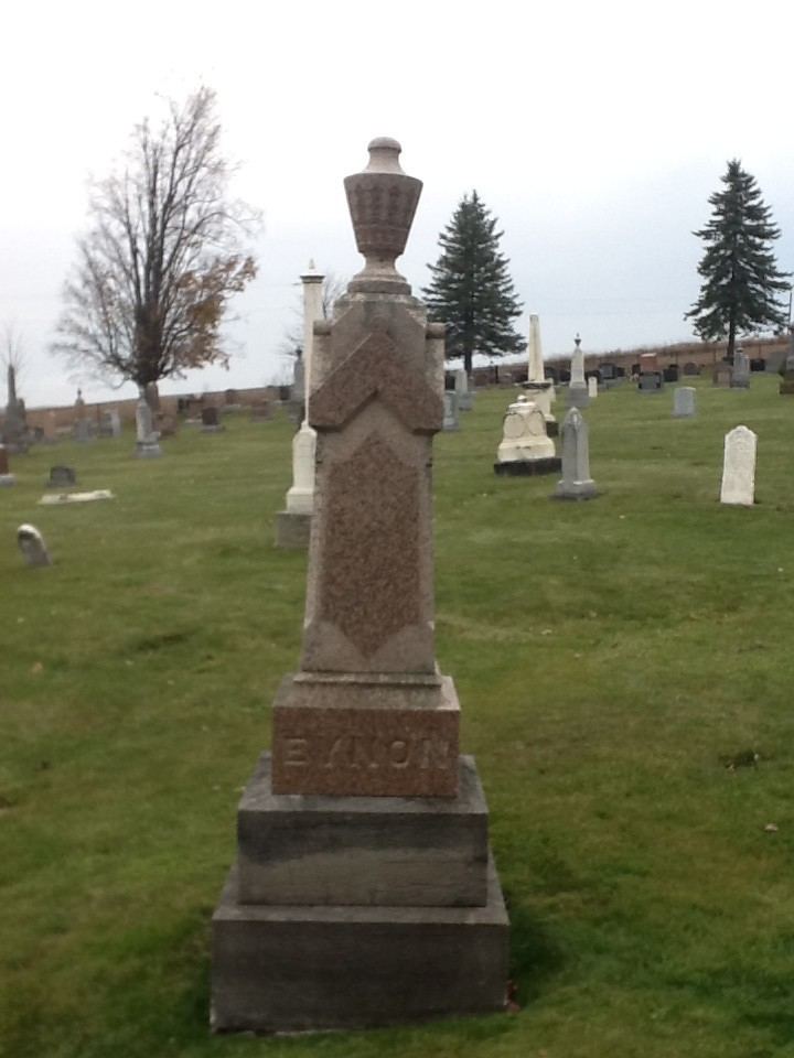 John Hicks Eynon Tombstone at Bethesda Cemetery Elizabeth Dart and John Hicks Eynon