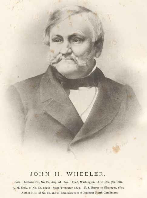 John Hill (North Carolina politician) John H Wheeler John Hill 18061882 Reminiscences and Memoirs of
