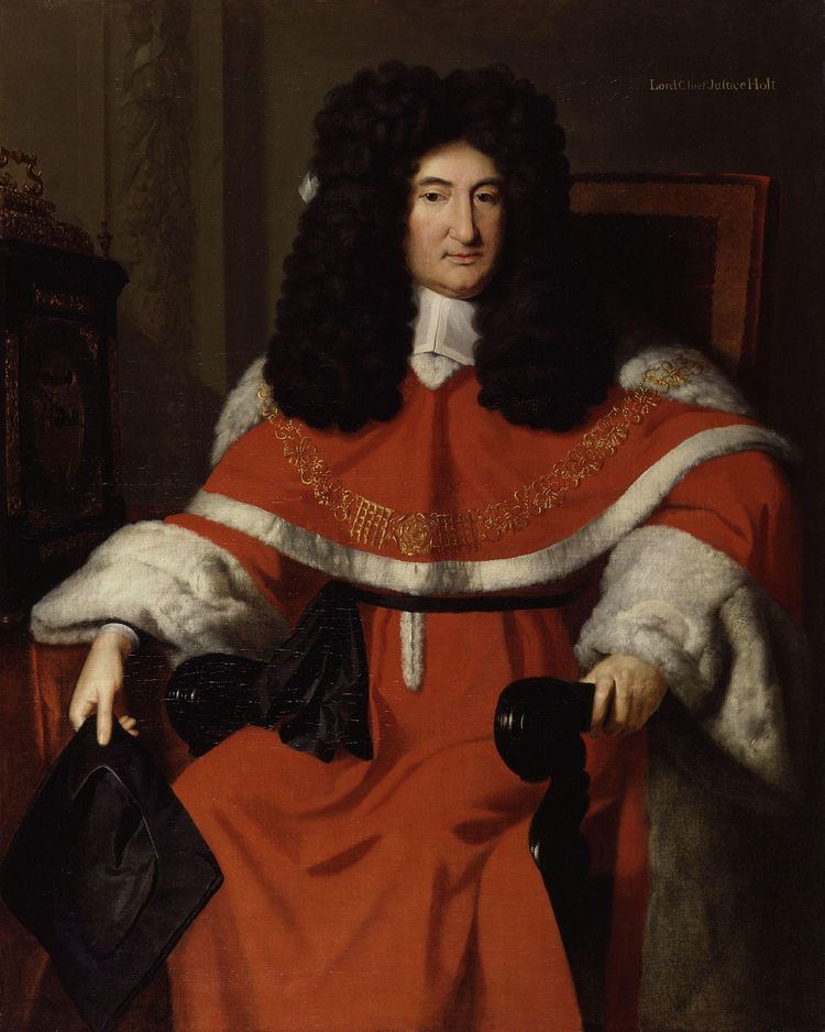 John Holt (15th-century judge) John Holt Lord Chief Justice Wikipedia