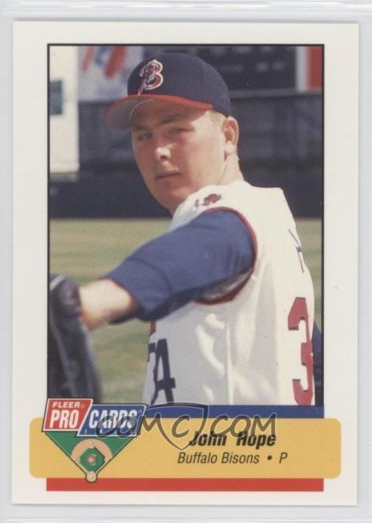 John Hope (baseball) 1994 Fleer ProCards Minor League Base 1831 John Hope COMC