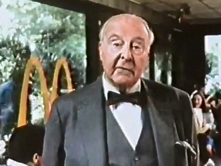 John Houseman McDonalds Restaurants Featuring Actor John Houseman 1983 TV