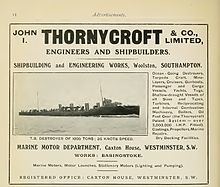 John I. Thornycroft & Company httpsuploadwikimediaorgwikipediacommonsthu