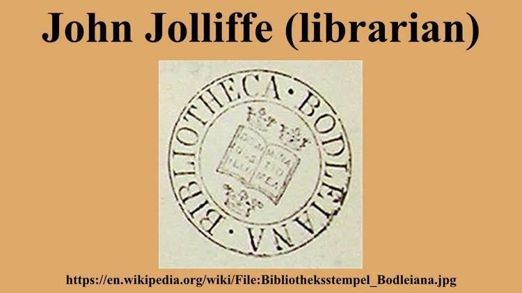 John Jolliffe (librarian) John Jolliffe librarian YouTube