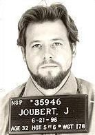 John Joubert's mugshot