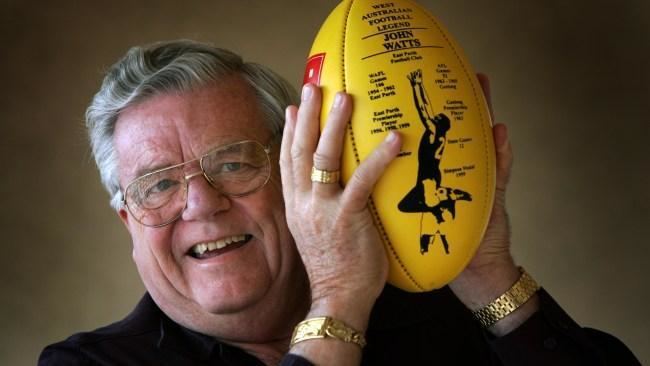 John K. Watts WA football and broadcasting legend John K Watts dies aged 80