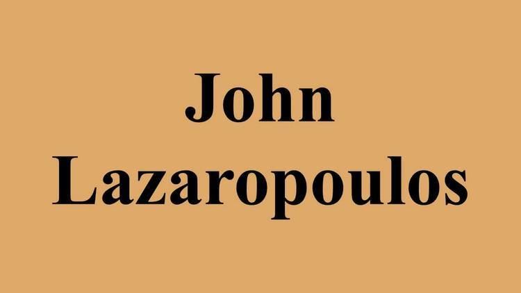 John Lazaropoulos John Lazaropoulos YouTube