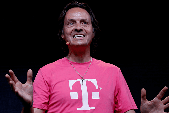 John Legere TMobile CEO Trash Talks ATampT and Sprint During the Super