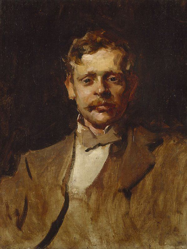 John Longstaff GW Lambert early sketch portrait circa 1899 by John Longstaff