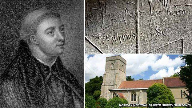 John Lydgate John Lydgate linked to Suffolk church graffiti Graffiti