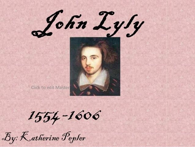 John Lyly - Alchetron, The Free Social Encyclopedia