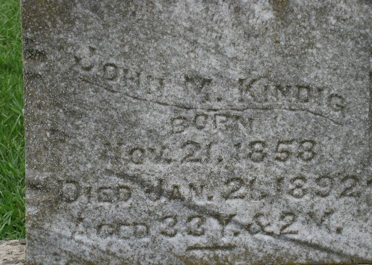 John M. Kindig John M Kindig 1858 1892 Find A Grave Memorial