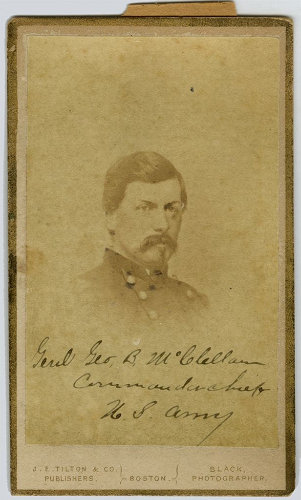 John M. Sell Portrait of Gen George B McClellan circa 1861 John M Sell Civil