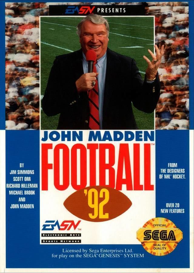 John Madden Football '92 John Madden Football 3992 Box Shot for Genesis GameFAQs