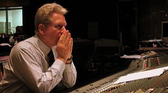 John Mauceri Soundtracknet Elfman Serenada recording session