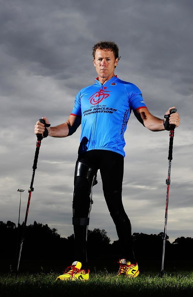 John McLean (athlete) John Maclean hasn39t been able to walk for 25 years but