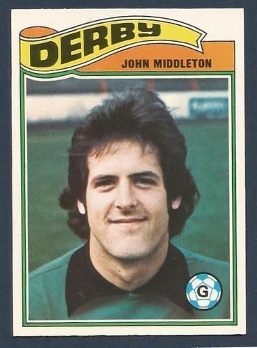 John Middleton (footballer, born 1955) DERBY COUNTYNOTTINGHAM FORESTJOHN MIDDLETON Panini England