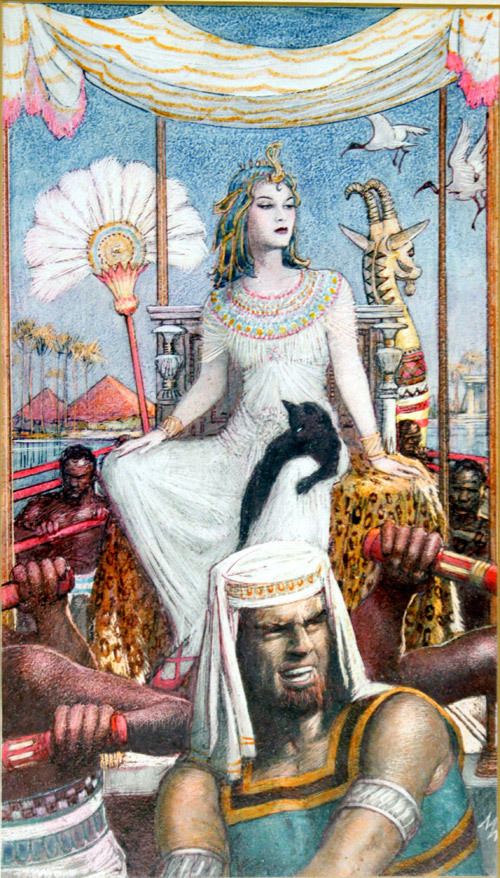 John Millar Watt Cleopatra On The Nile by John Millar Watt at the Illustration Art