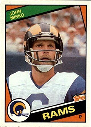 John Misko Amazoncom 1984 Topps Football Card 285 John Misko Near Mint