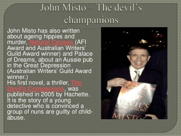 John Misto John Misto Scriptwriter The ShoeHorn Sonata