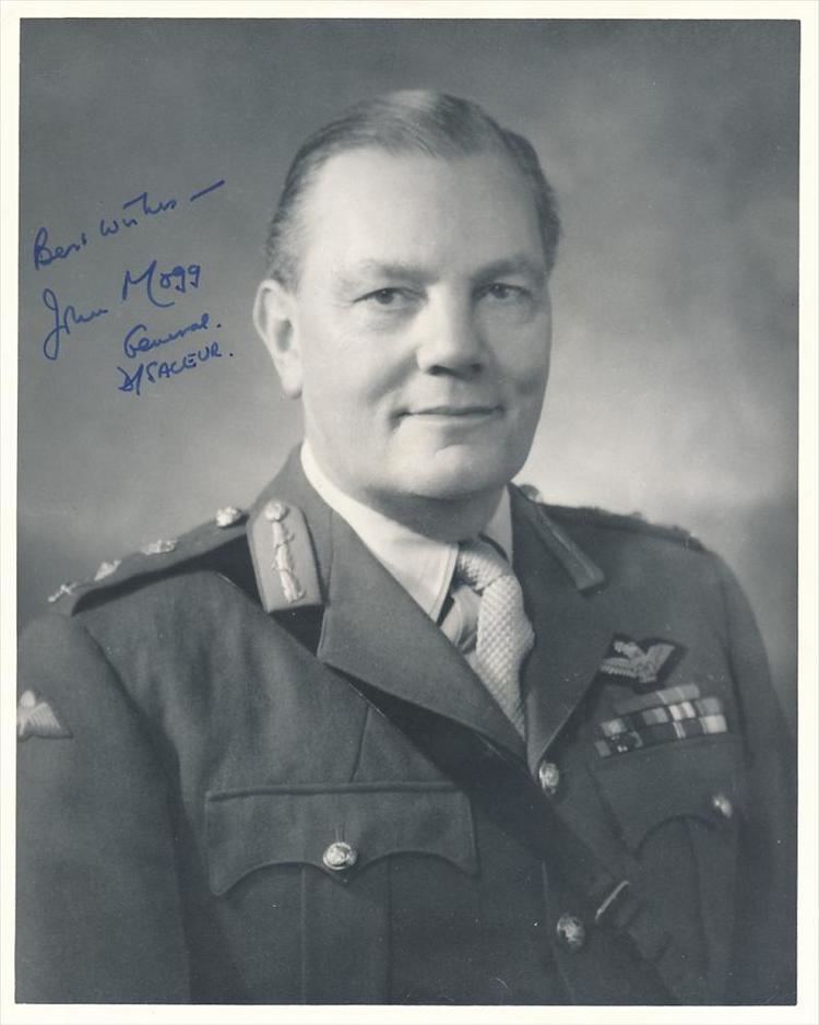 John Mogg (British Army officer) British General Sir John Mogg Vintage signed Matte Finish