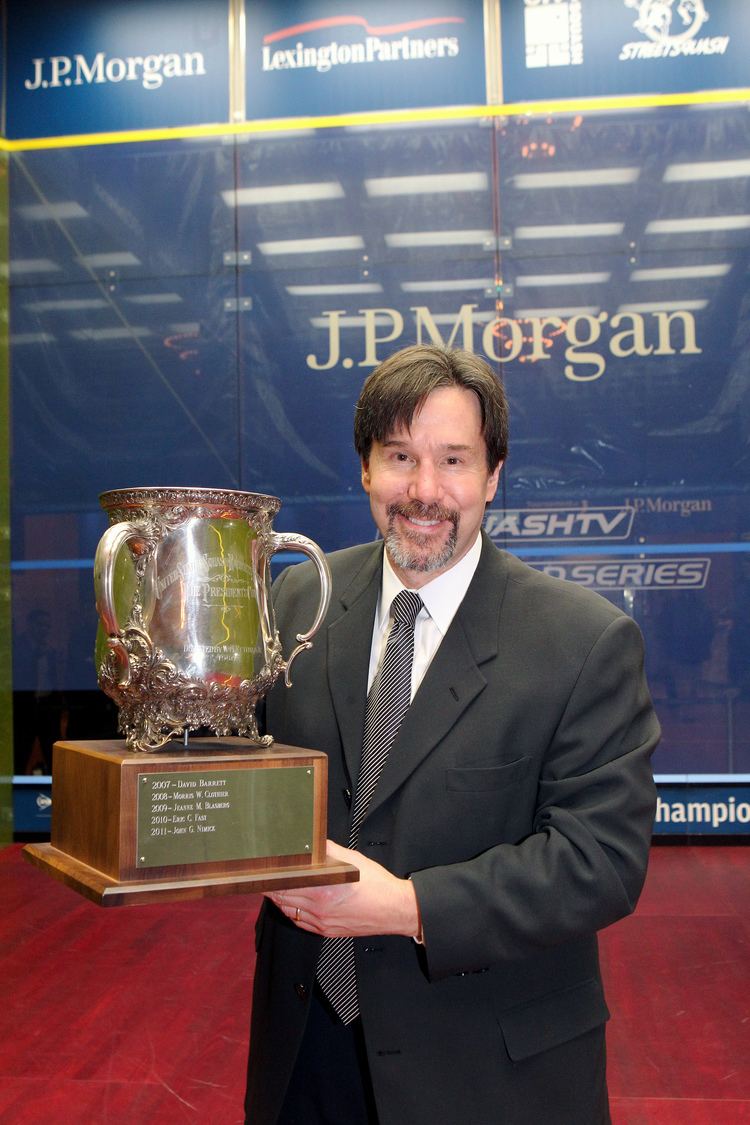 John Nimick John Nimick Awarded with Presidents Cup Squash Magazine
