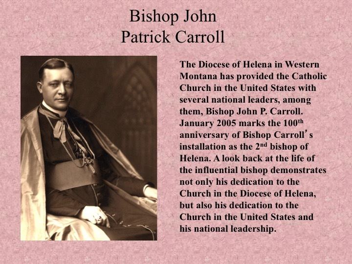 John Patrick Carroll Bishop John Patrick Carroll