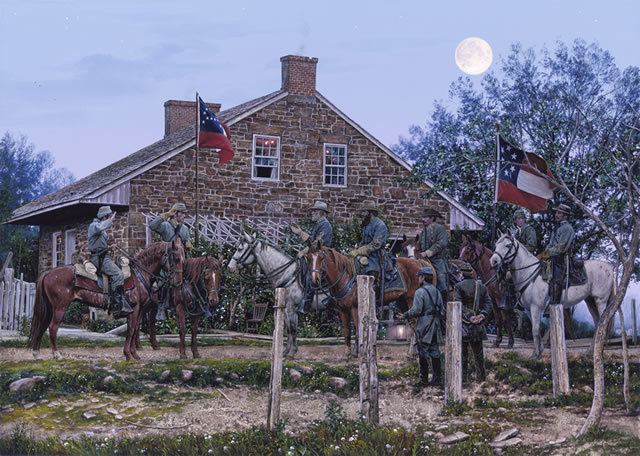 John Paul Strain Headquarters Gettysburg John Paul Strain Civil War Print