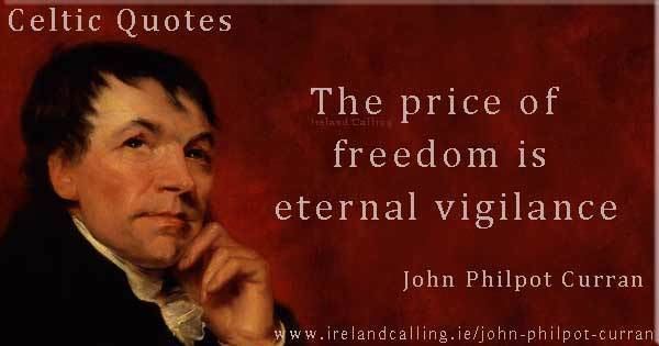 John Philpot Curran John Philpot Curran quotes Ireland Calling