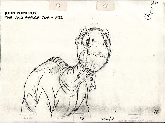 John Pomeroy PUDLEINER The Land Before Time John Pomeroy sketches 2