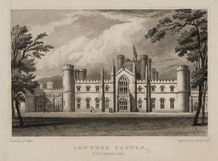 John Preston Neale Lowther Castle Westmoreland after John Preston Neale Tate