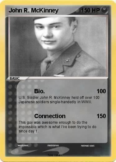 John R. McKinney Pokmon John R McKinney Bio My Pokemon Card