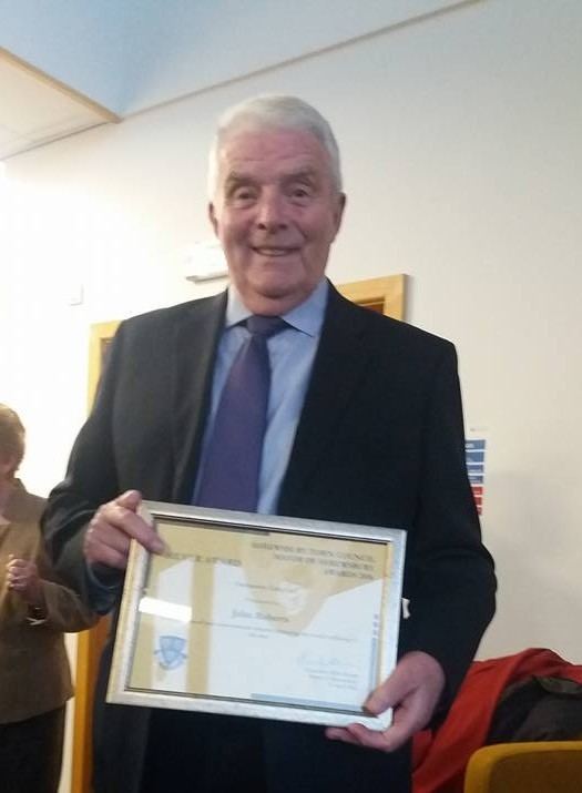 John Roberts (mayor) Mayors Award for John Roberts Shrewsbury Mencap Shrewsbury Mencap