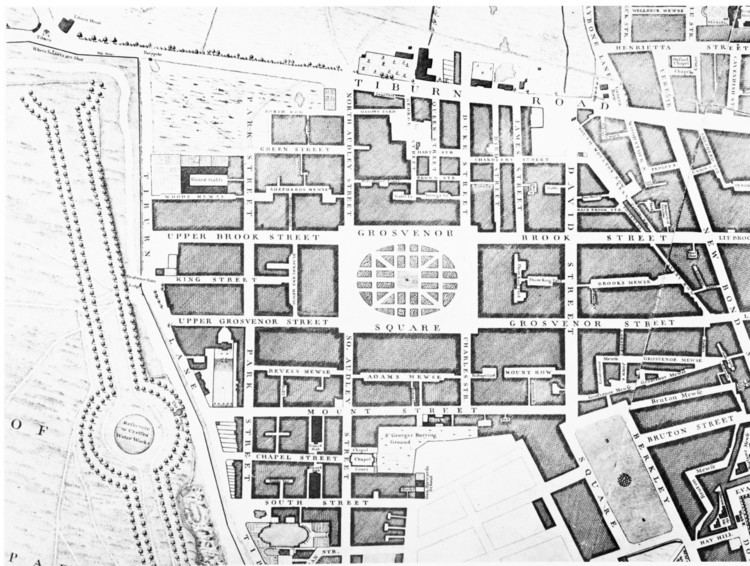 John Rocque Plate 2 Extract from John Rocques Plan of the Cities of London