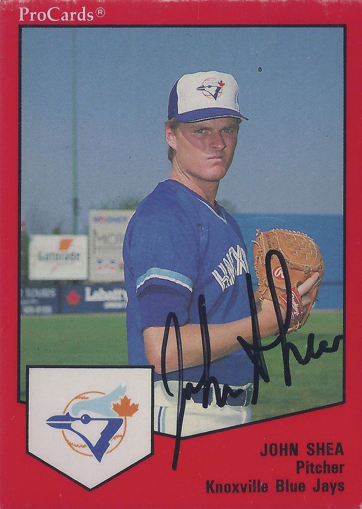 John Shea (baseball) 1989 ProCards John Shea 1140 Pitcher Autographed Ba Flickr
