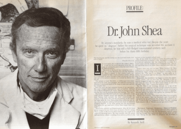 John Shea (Newfoundland politician) Medical Maverick John Shea Dies at 90 Memphis magazine