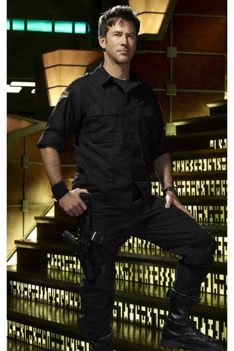 John Sheppard (VC) Stargate Atlantis John Sheppard Costume Uniform Black Shirt